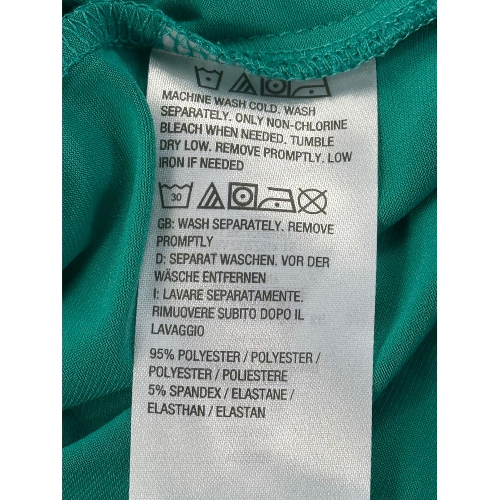 Susan Graver Modern Essentials Teal V-Neck‎ Liquid Knit Tee Shirt XS - Picture 7 of 9